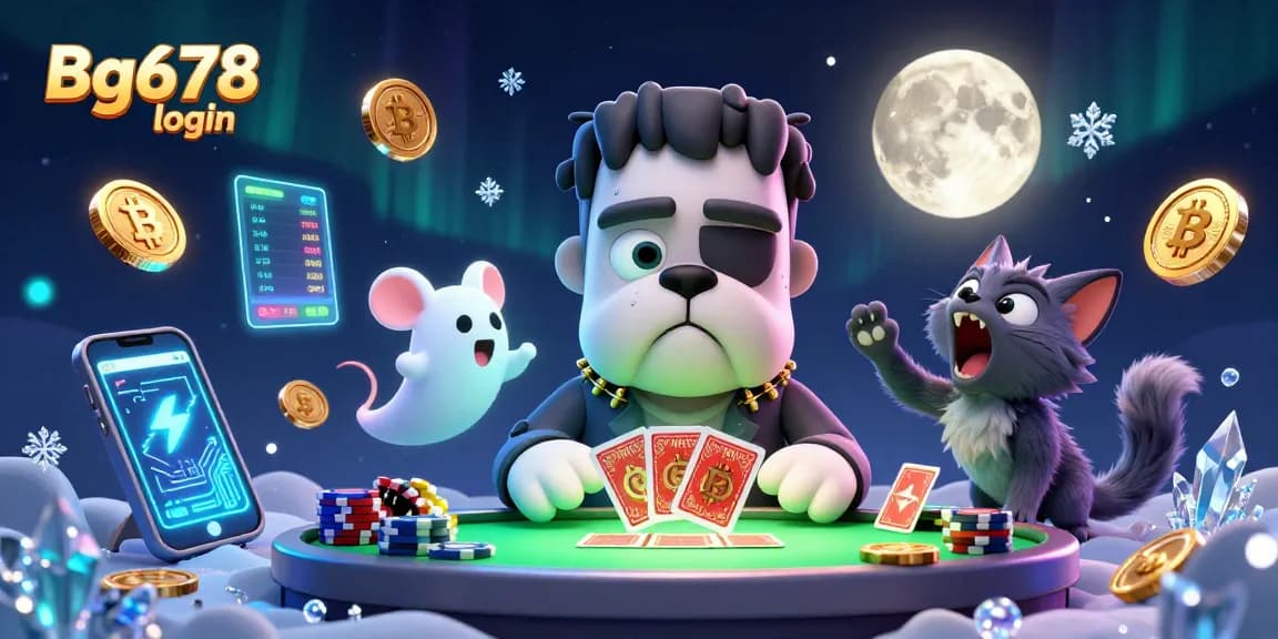 Engage in thrilling gameplay with Bg678 login featuring a spirited 3D casino scene.