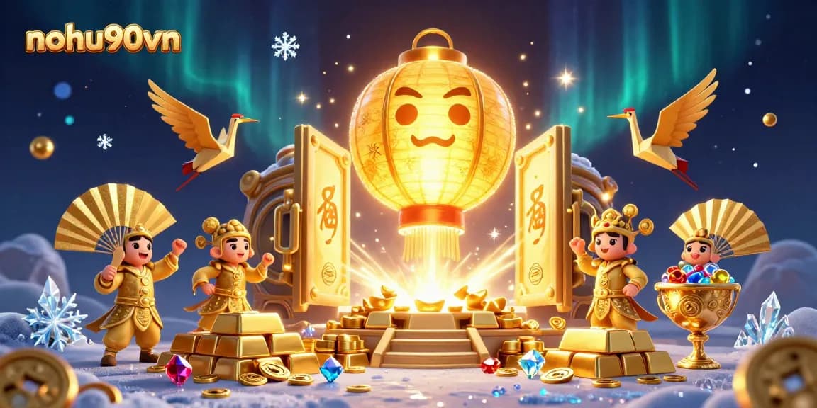 Engage in thrilling casino adventures with nohu90vn's giant lantern spirit and golden treasures.