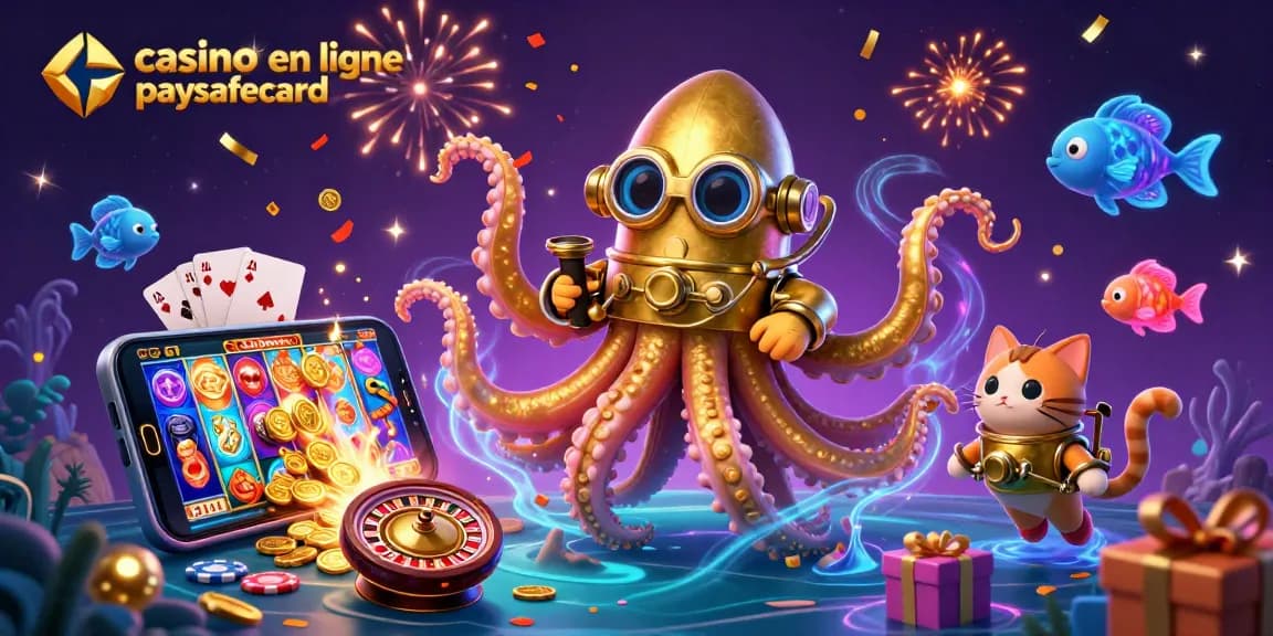 Vibrez au casino en ligne paysafecard avec des jeux de cartes et des gains en or.