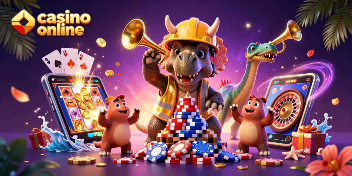 Joacă la casino online și bucură-te de câștiguri cu sloturi colorate și atmosferă vibrantă.