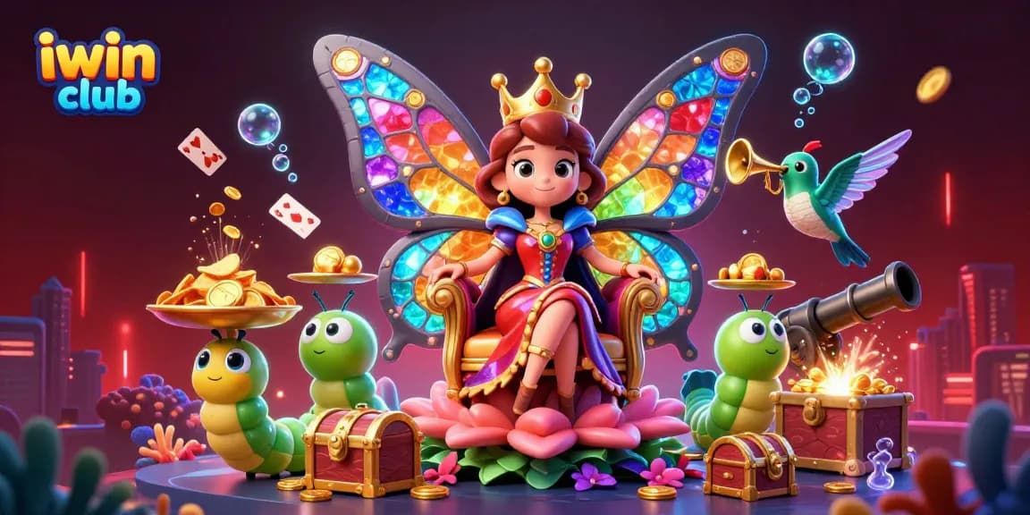 Experience the vibrant iwin club scene with butterfly queen and casino treasures bursting with excitement.