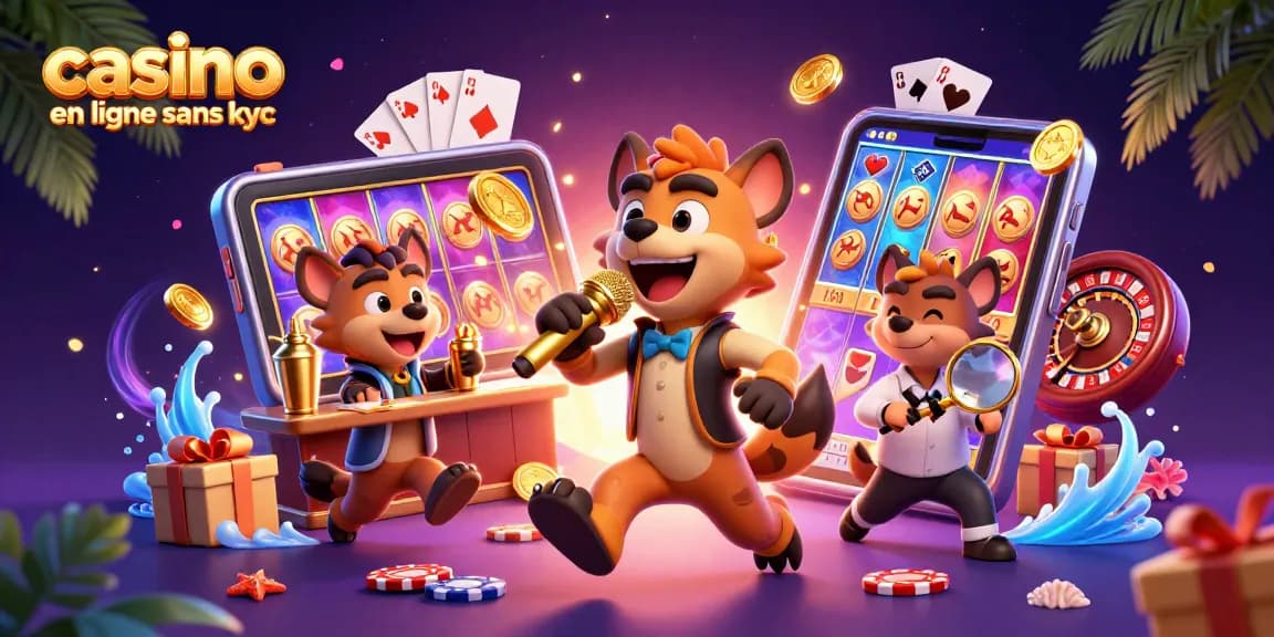 Jouez de manière anonyme sur un casino en ligne sans KYC avec des hyènes animées captivantes.