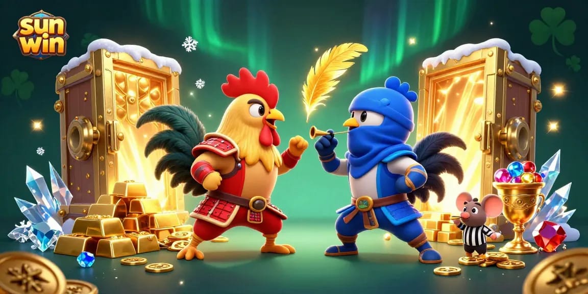Participants enjoy thrilling cockfight action at sun win while collecting treasures and bonuses from the game.