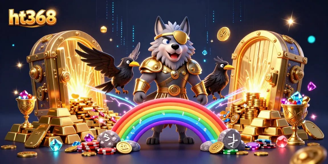 Engage in thrilling gameplay at ht368 with vibrant characters and shimmering casino elements.