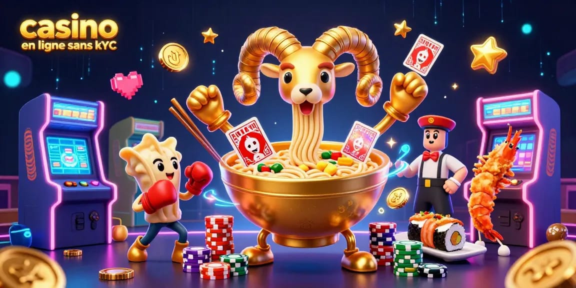 Profitez du casino en ligne sans kyc avec des jeux palpitants de l'illustration dynamique remplie de transactions rapides.