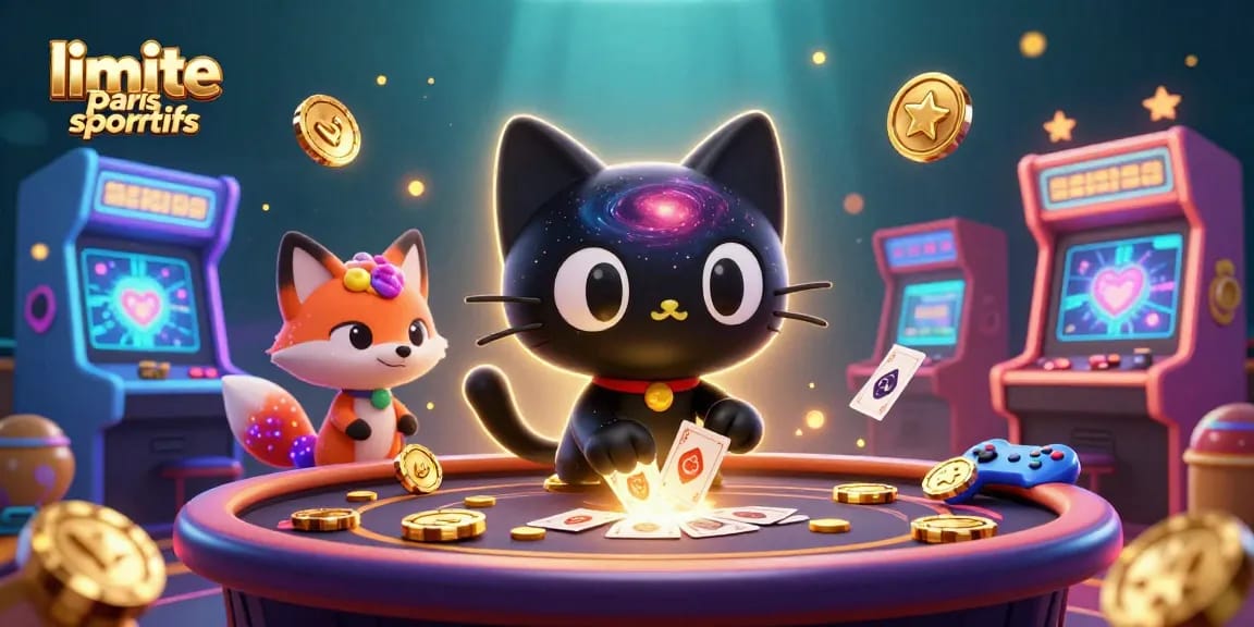 Misez sur une expérience de limite paris sportifs avec un chat gravitationnel et un renard nébuleux dans un casino cosmique.