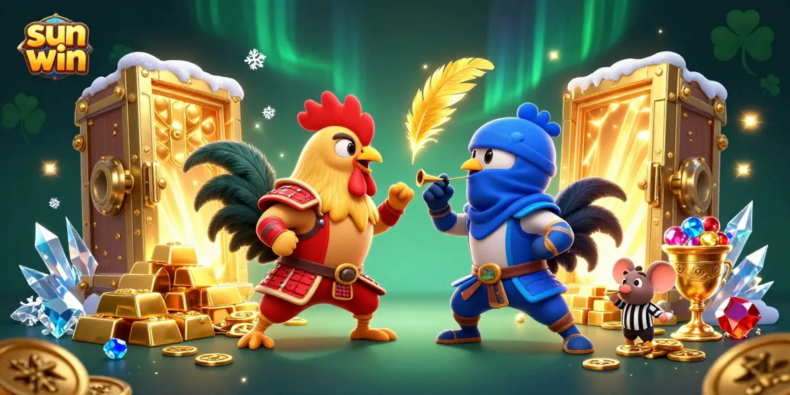 Participants enjoy thrilling cockfight action at sun win while collecting treasures and bonuses from the game.