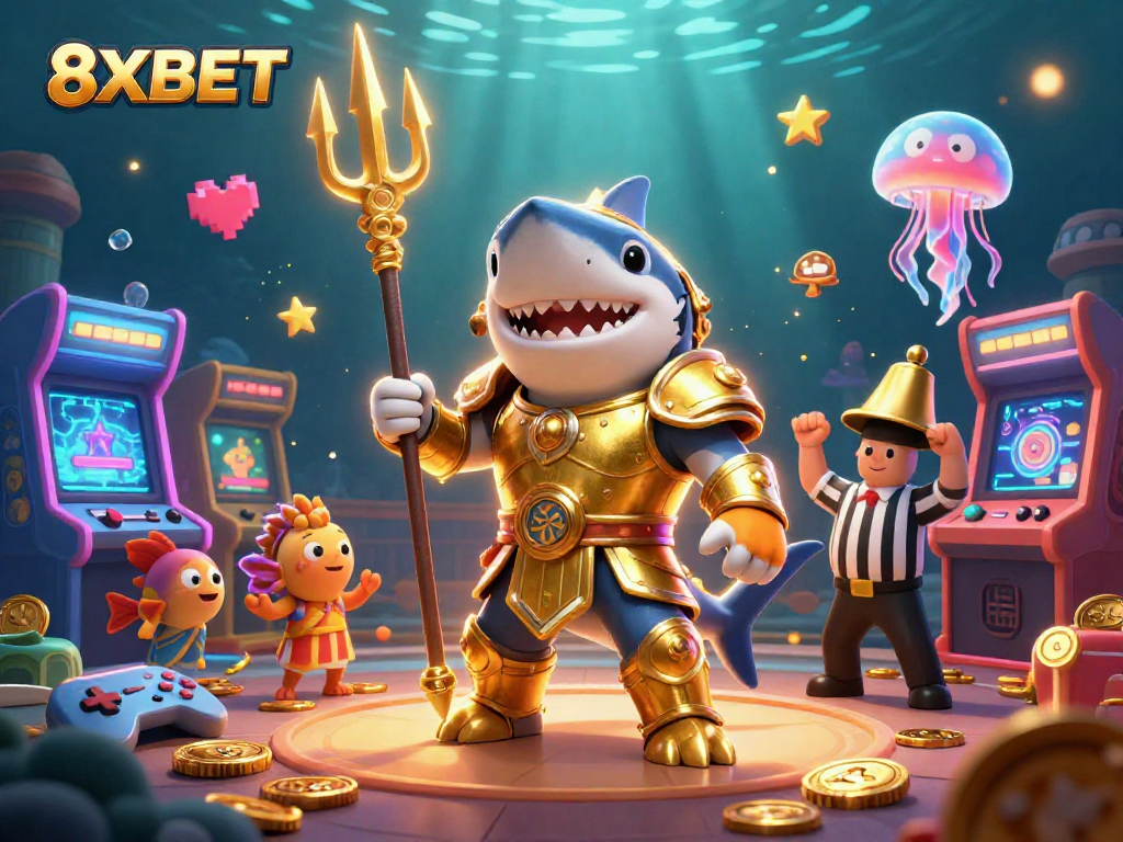 Experience thrilling underwater adventures with 8XBET, featuring vivid 3D characters and vibrant gaming elements.