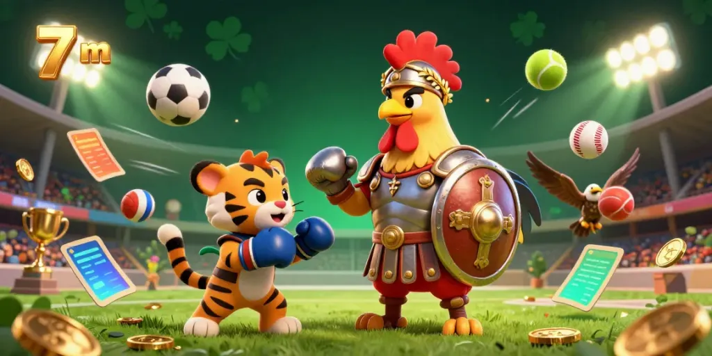 Engage with exhilarating 7 m sports betting insights in this dynamic colosseum scene.