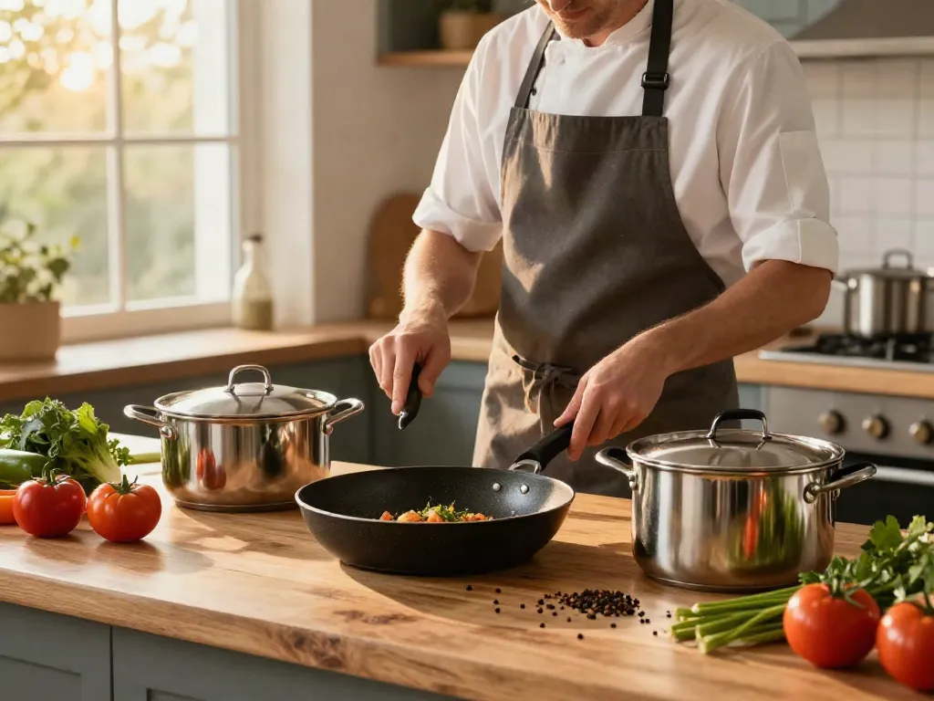 CookWare Price in Bangladesh displayed in a vibrant kitchen scene with modern cookware.